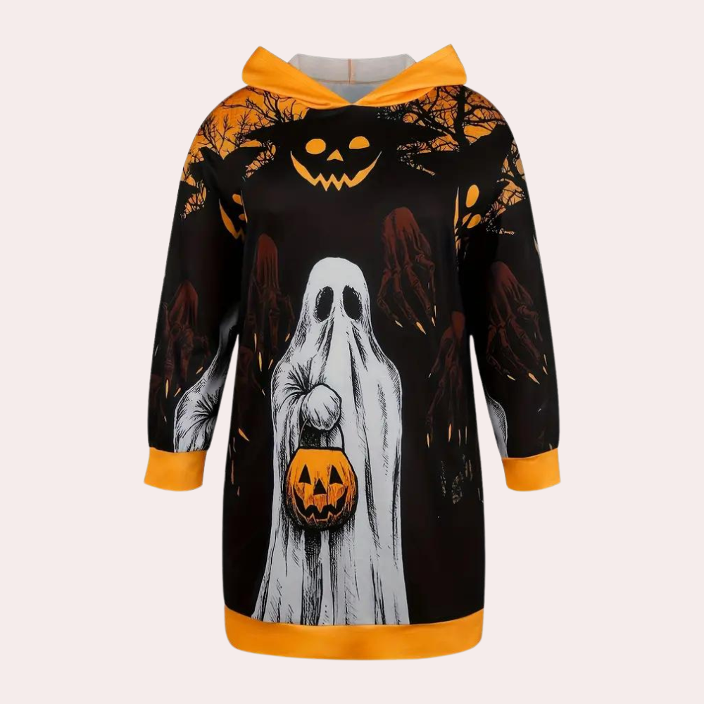 Robe à capuche confortable et chaude pour des nuits d'Halloween stylées