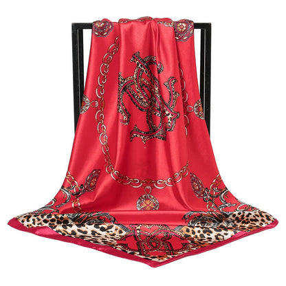 Aurea Satin Square Scarf