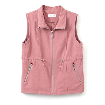 Elenya Casual Waist-Tied Vest