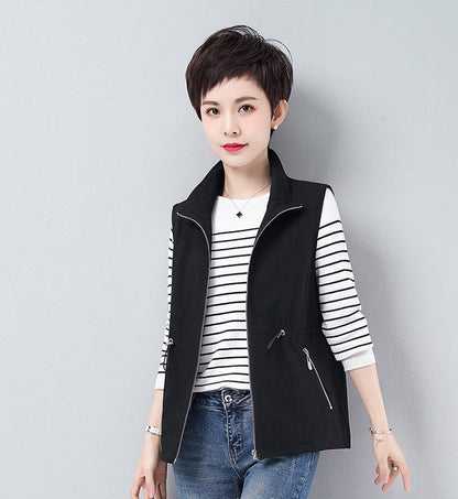 Elenya Casual Waist-Tied Vest