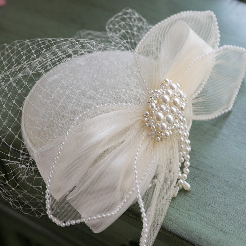 Evora Pearl Fascinator