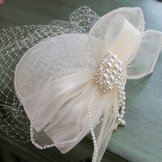 Evora Pearl Fascinator