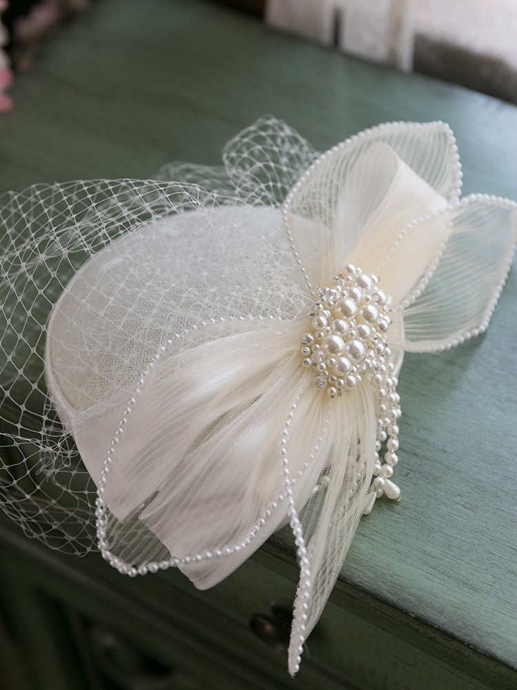 Evora Pearl Fascinator