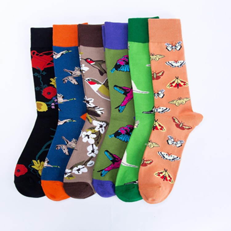 Floralis Cotton Crew Socks