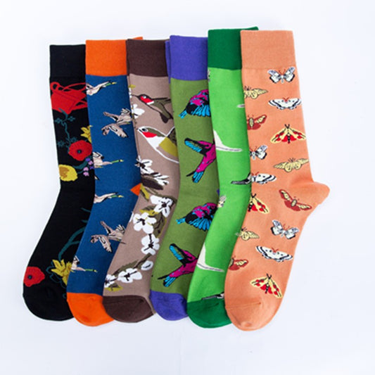 Floralis Cotton Crew Socks