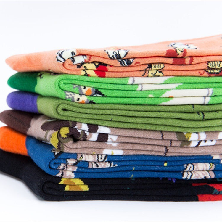 Floralis Cotton Crew Socks