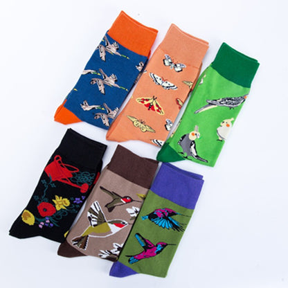 Floralis Cotton Crew Socks