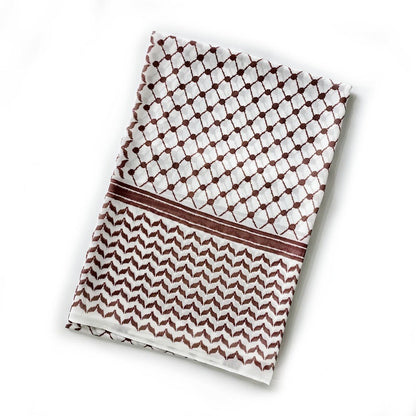 Liora Chiffon Plaid Scarf