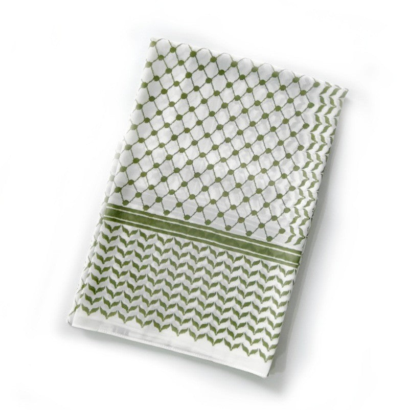 Liora Chiffon Plaid Scarf