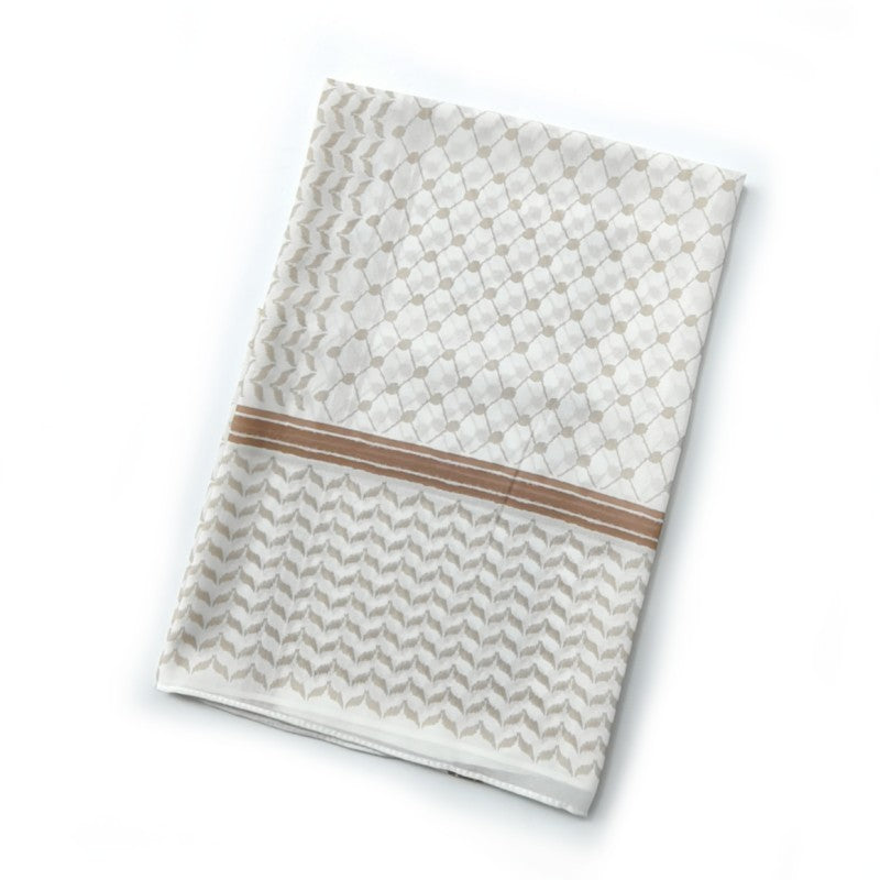 Liora Chiffon Plaid Scarf